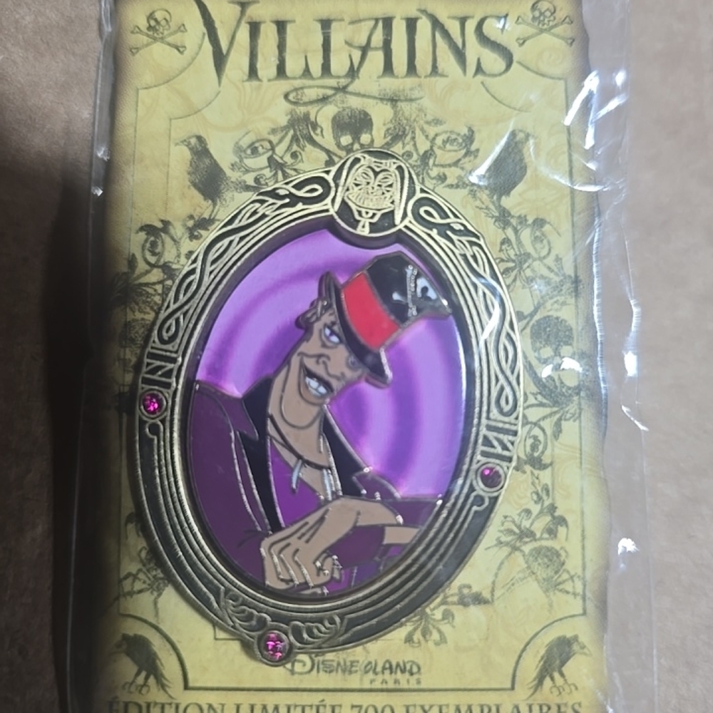 Disney Villains Pin with Purple and Black Accents